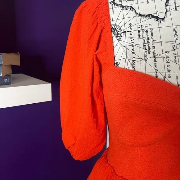 Mauve by Anthropologie Puffy Sleeve Dress - Picture 3 of 10